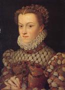 Francois Clouet Elisabeth of Austria,queen of France (mk05) oil painting picture wholesale